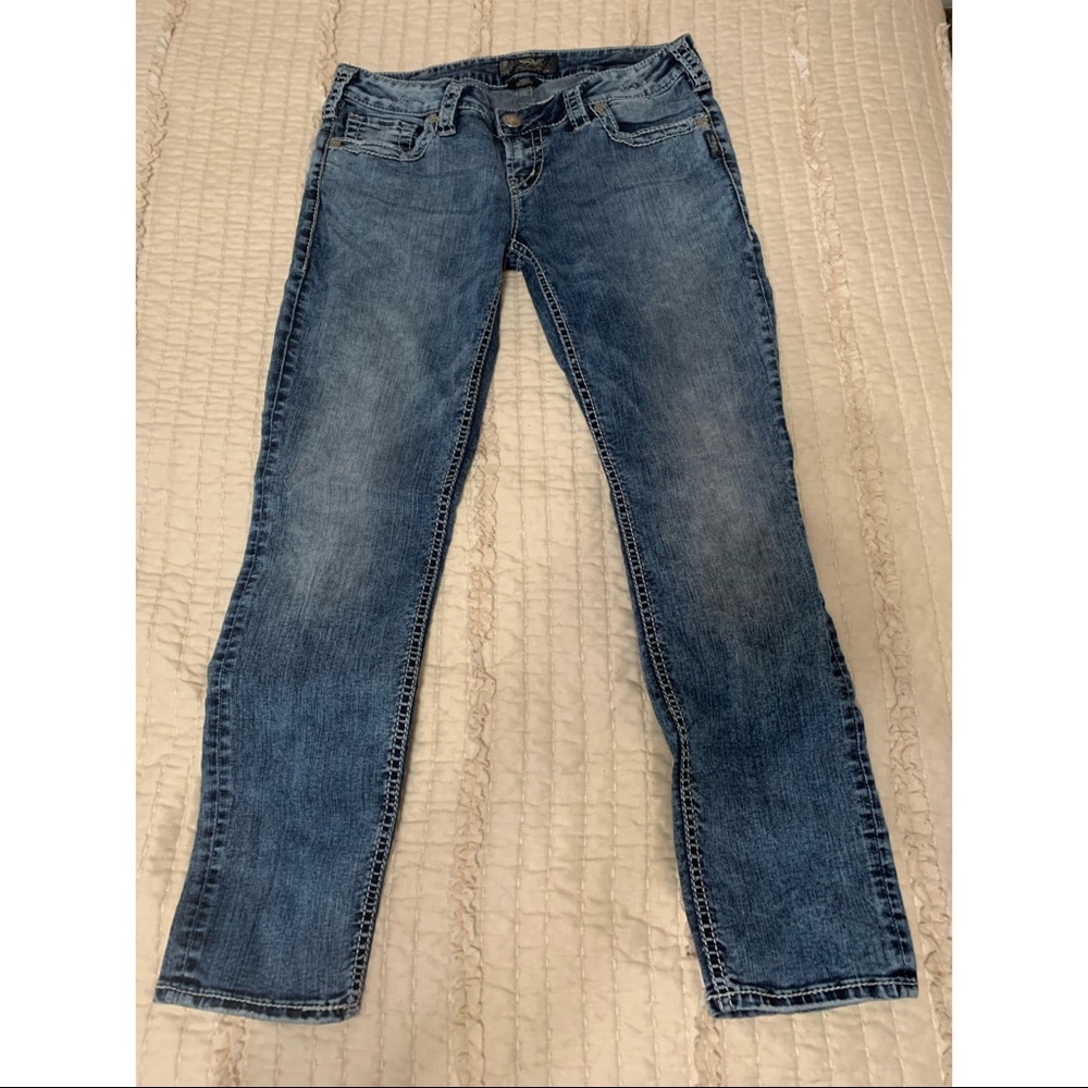 Silver Aiko Skinny Jeans